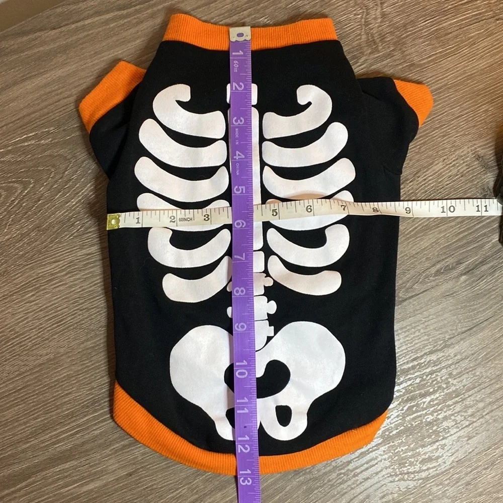Halloween Skeleton Dog Shirt